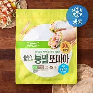 풀무원 요리도우 통밀 또띠아 (냉동), 500g, 1개