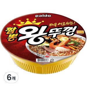 왕뚜껑 짬뽕 110g, 6개