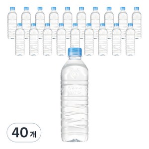 아이시스 ECO 생수 무라벨, 500ml, 40개