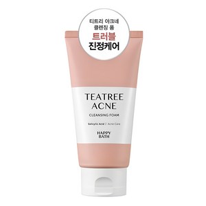 해피바스 티트리 아크네 클렌징 폼, 150g, 1개