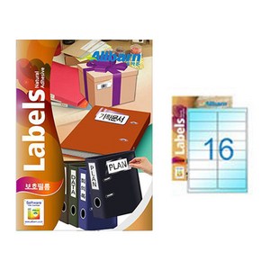 [올바른] 보호필름 -16칸(2X8), 16칸, 25개