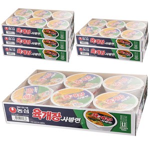 농심 육개장 사발면 86g, 36개