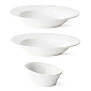 프렐류드 네오본 화이트 파스타볼 26cm, 1세트, 파스타볼 2p + 딥 소스볼