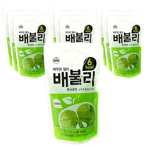 DASHIN 6kcal 배부른 젤리 배불리 풋사과맛, 170g, 10개