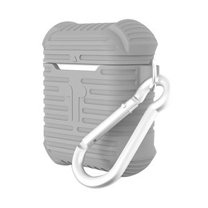 요이치 에어팟 범퍼케이스 + 스트랩고리, 그레이