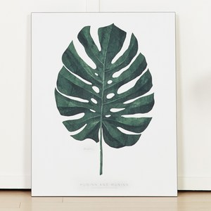 서우 액자테이블 특대 80 x 60cm, 몬스테라