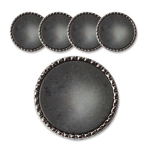동대문단추왕 샤샤 단추 23mm, 그레이, 5개