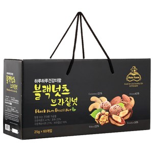 넛츠팜 블랙넛츠 브라질넛, 1.5kg, 1개