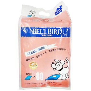 벨버드 크린 애견 배변패드, 80개입, 1개