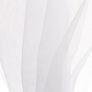 웨딩샤 중간망 패브릭원단, 화이트, 1개