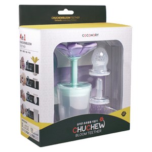 꼬꼬노리 츄츄블룸 치발기, 보라, 1세트