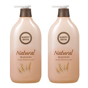 해피바스 정말 순한 바디워시, 900g, 2개