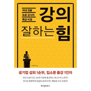 강의 잘하는 힘:억대 연봉 프로 강사의 특급 비결, 위즈덤하우스, 김학재 저