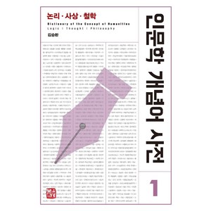 인문학 개념어 사전 1: 논리 사상 철학, 소명출판, 김승환