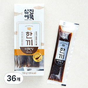 삼진어묵 딱한끼 어묵탕 소스 6p, 25g, 36개