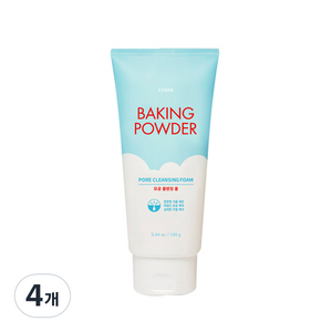 에뛰드 베이킹 파우더 모공 클렌징 폼, 160ml, 4개
