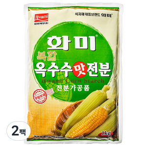 화미_옥수수전분(복합), 1kg, 2개