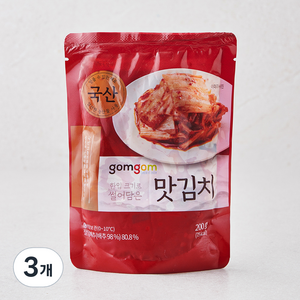 곰곰 맛김치, 200g, 3개