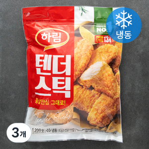 하림 텐더스틱 (냉동), 1200g, 3개