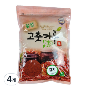 유성 김치용 고춧가루, 1kg, 4개