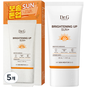 닥터지 브라이트닝 업 선 플러스 SPF50+ PA+++, 35ml, 5개