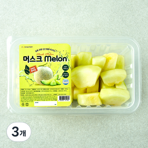 가족 머스크 멜론, 3개, 500g