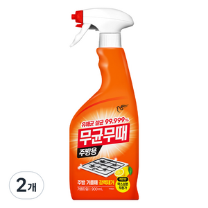 무균무때 주방용 세정제, 900ml, 2개