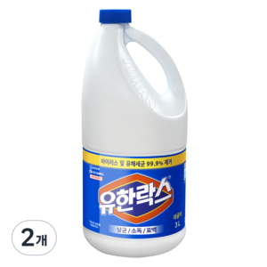 유한락스 레귤러 락스, 3L, 2개