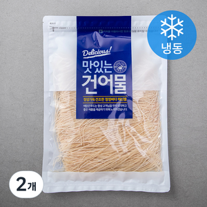 해맑은푸드 오징어실채 (냉동), 500g, 2개