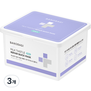 바노바기 밀크 씨슬 리페어 시카 퀵 마스크 플러스 350g, 30개입, 3개