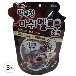 하늘처럼 막무정 마시멜로우 초코, 90g, 3개