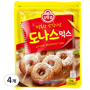 오뚜기 도나스믹스, 1kg, 4개