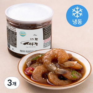 초록햇살 깐 간장새우장 (냉동), 600g, 3개