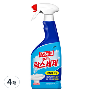 무균무때 뿌리는 락스세제, 900ml, 4개