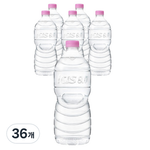 아이시스 8.0 ECO 생수 무라벨, 1L, 36개