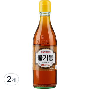 진솔촌 100% 들기름골드, 350ml, 2개