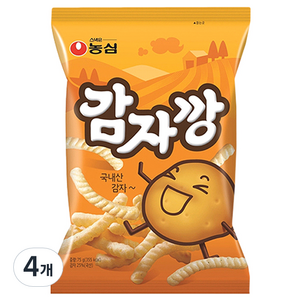 농심 감자깡, 75g, 4개