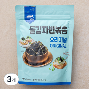 김이가 돌김자반볶음 오리지널, 40g, 3개