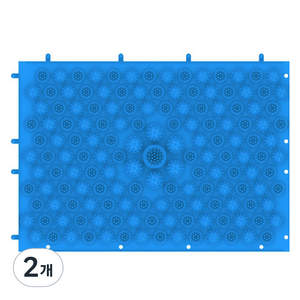 보니토리 발마사지 미니 지압판, 블루, 2개
