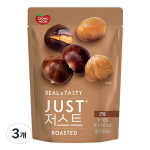 동원 저스트 군밤, 80g, 3개