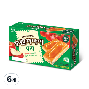 해태제과 후렌치 파이 사과, 192g, 6개