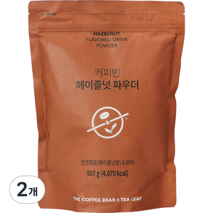 커피빈 헤이즐넛 파우더, 907g, 1개입, 2개