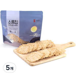 작월담 현미 소룽칩 누룽지, 160g, 5개