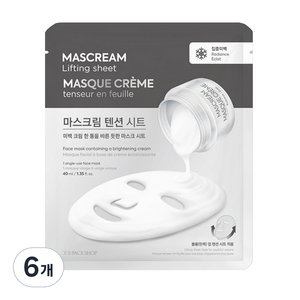 더페이스샵 마스크림 텐션시트 40ml, 1개입, 6개