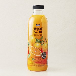 썬업 오렌지&감귤 주스, 1개, 750ml