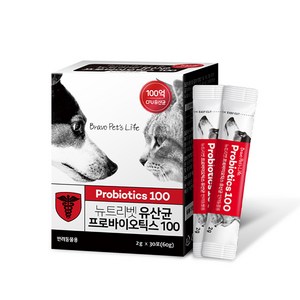 뉴트리벳 유산균 프로바이오틱스 100 반려동물 영양제, 장건강, 60g, 1개