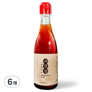 시장쏙 시골집 외할머니 참기름, 300ml, 6개