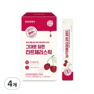 천호엔케어 착즙 원액 그대로 담은 타트체리스틱, 300ml, 4개