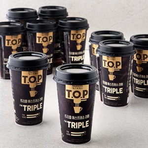 맥심 TOP 트리플 에스프레소 라떼, 300ml, 10개