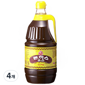 오뚜기 돈까스소스, 2.1kg, 4개